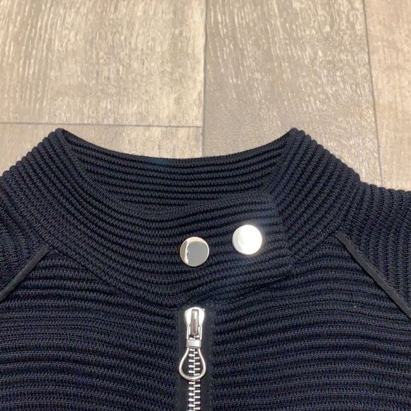 Womens Rondina Knit Moto Sweater Jacket - Picture 7 of 7
